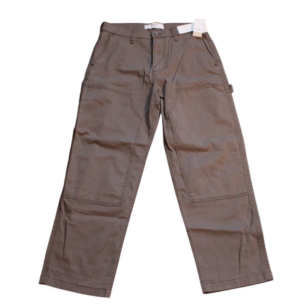 Hollister Mens Brown Baggy Stretch Pants 31x30 NWT Casual Streetwear Skater